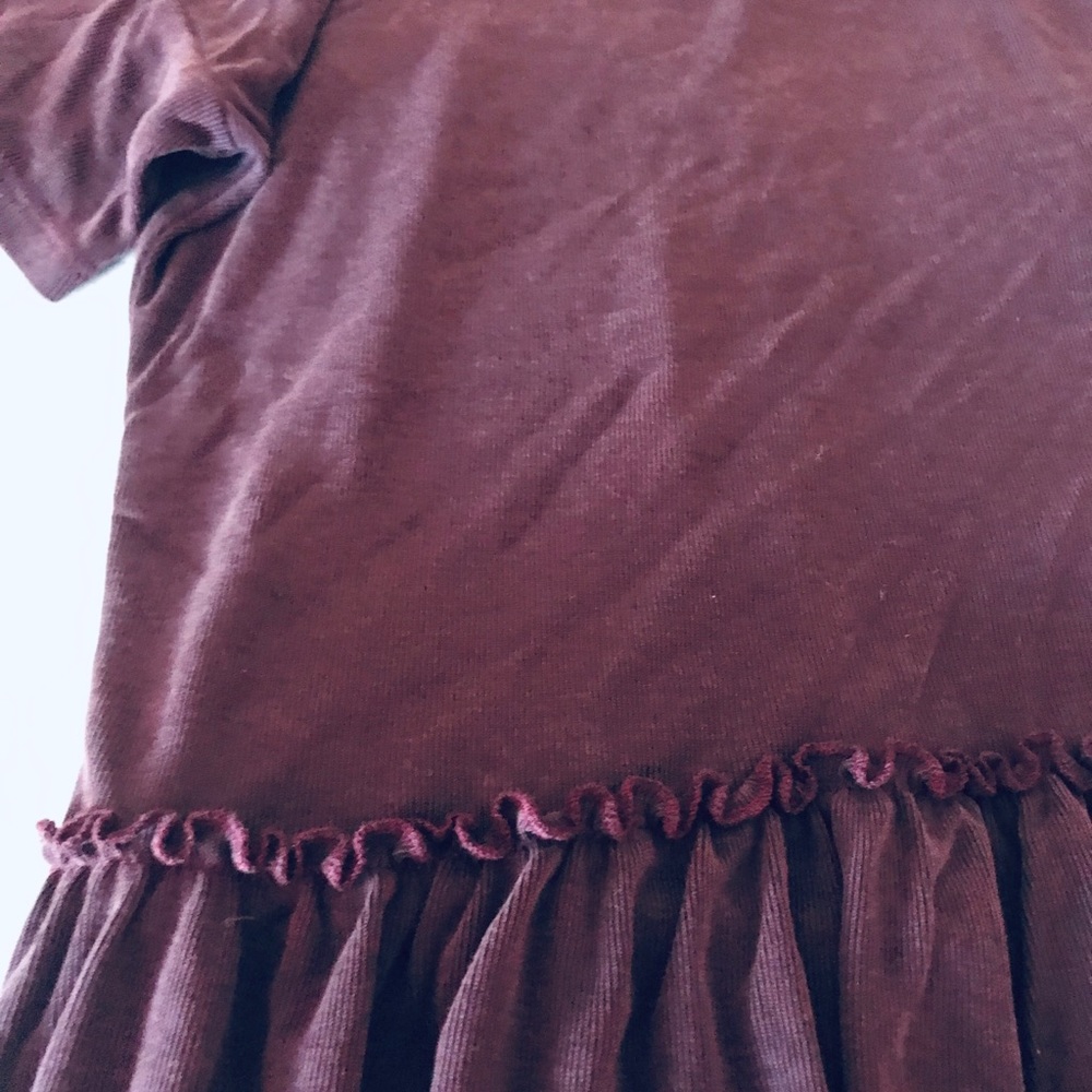 Purple Peplum Top